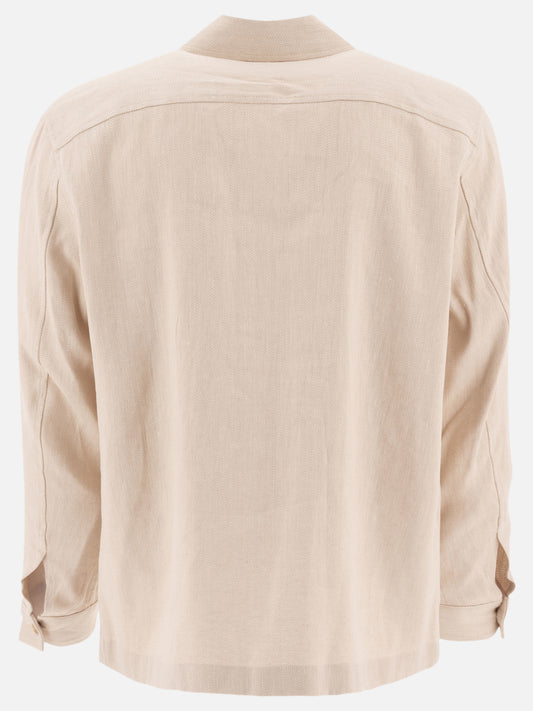 Overshirt jackets Solid colour  Beige - Vince Men | PLP | VIETTI Online Store | 2
