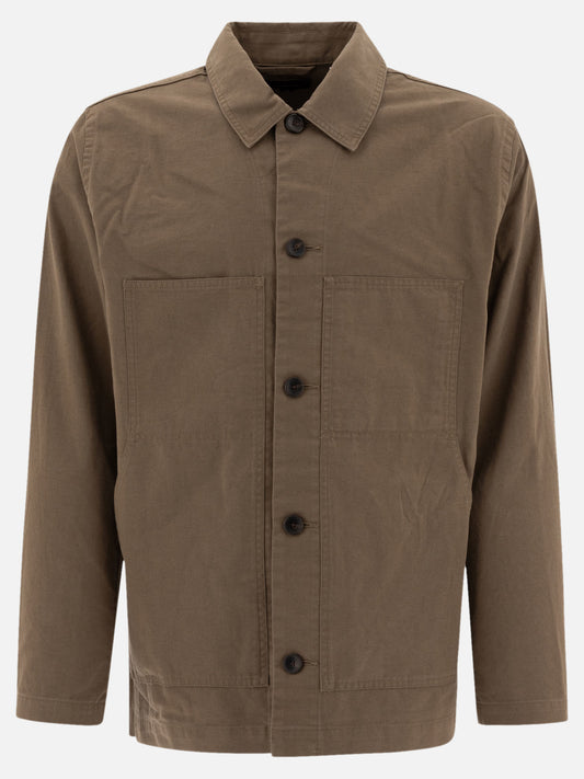 Overshirt jackets Solid colour  Green - Vince Men | PLP | VIETTI Online Store 
