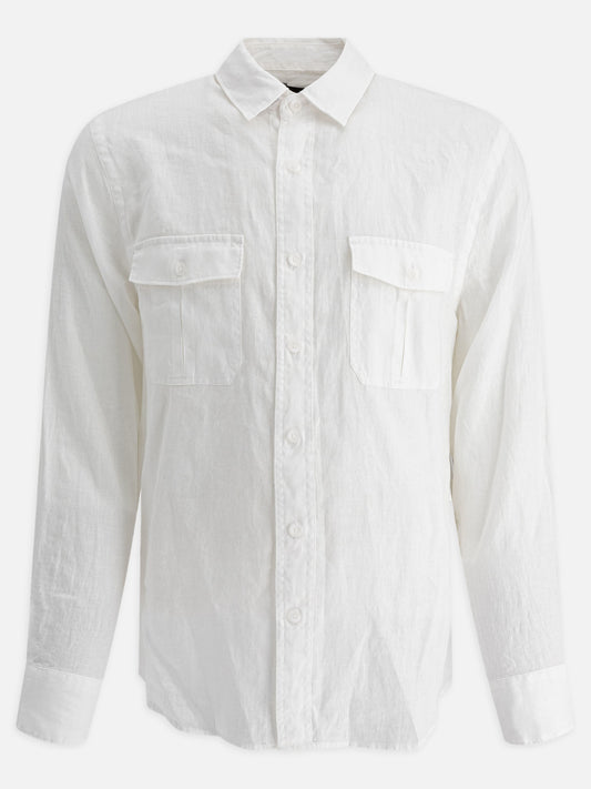 Casual shirts Solid colour  White - Vince Men | PLP | VIETTI Online Store 
