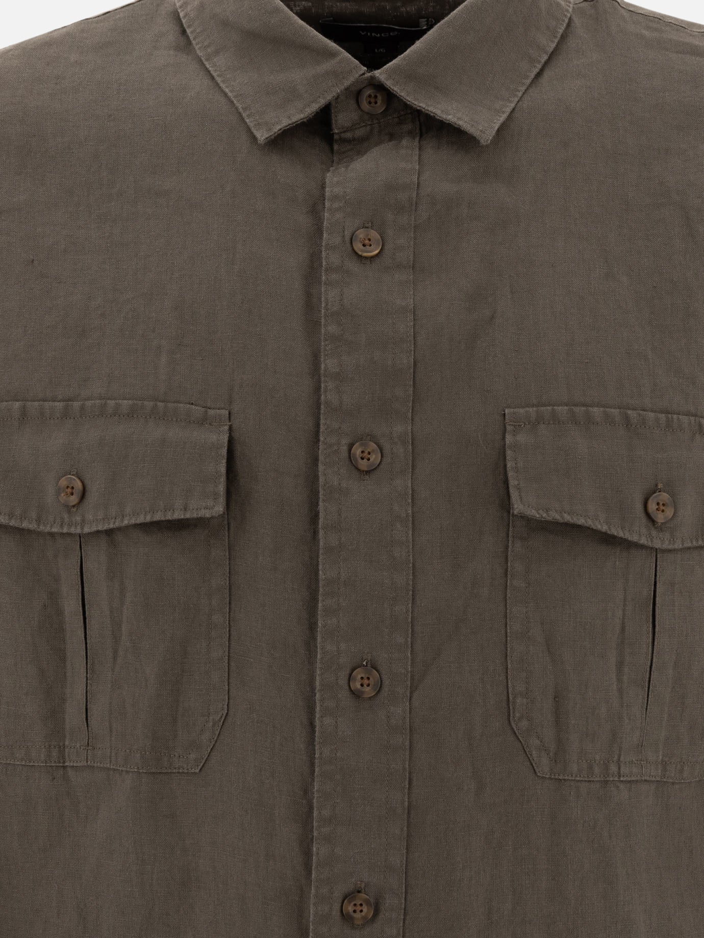 Casual shirts Solid colour  Green - Vince Men | PDP | VIETTI Online Store | thumbnail_3