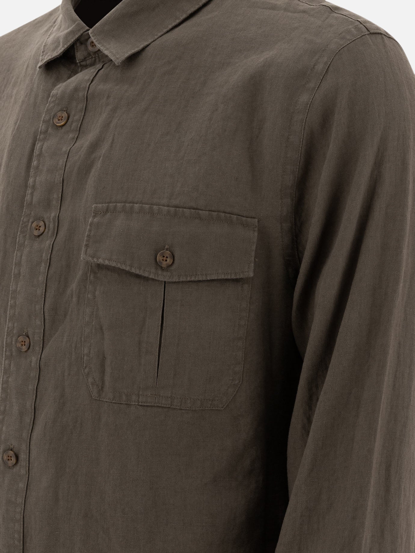 Casual shirts Solid colour  Green - Vince Men | PDP | VIETTI Online Store | thumbnail_4