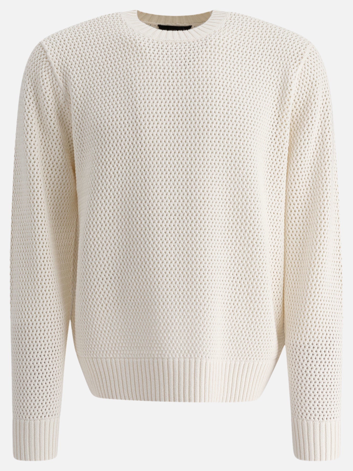 Crewneck sweaters Solid colour  White - Vince Men | PDP | VIETTI Online Store | Zoom-Modal
