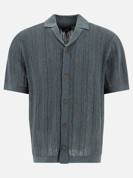 Casual shirts Solid colour  Grey - Vince Men | PLP | VIETTI Online Store 

