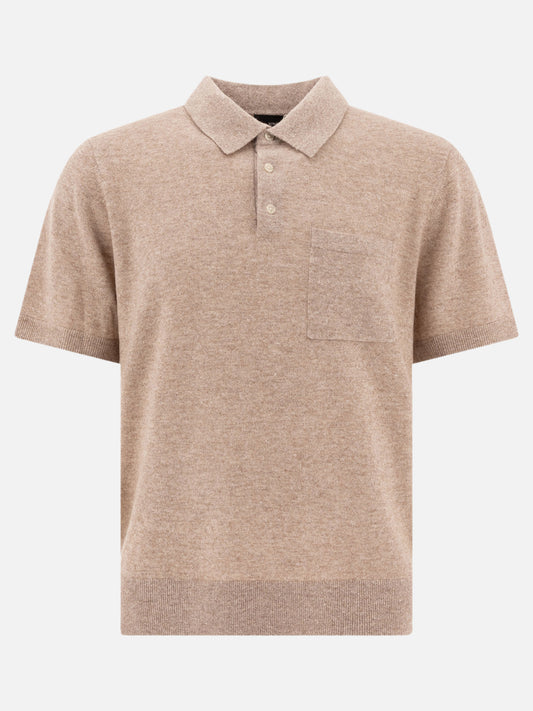 Polo shirts with buttons Solid colour  Beige - Vince Men | PLP | VIETTI Online Store 
