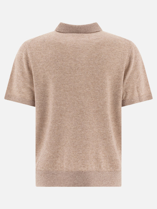 Polo shirts with buttons Solid colour  Beige - Vince Men | PLP | VIETTI Online Store | 2

