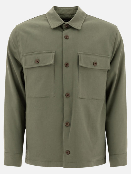 Overshirt jackets Solid colour  Green - Vince Men | PLP | VIETTI Online Store 

