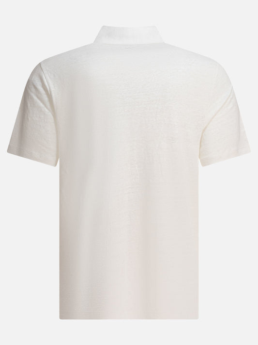 Polo shirts with buttons Solid colour  White - Vince Men | PLP | VIETTI Online Store | 2

