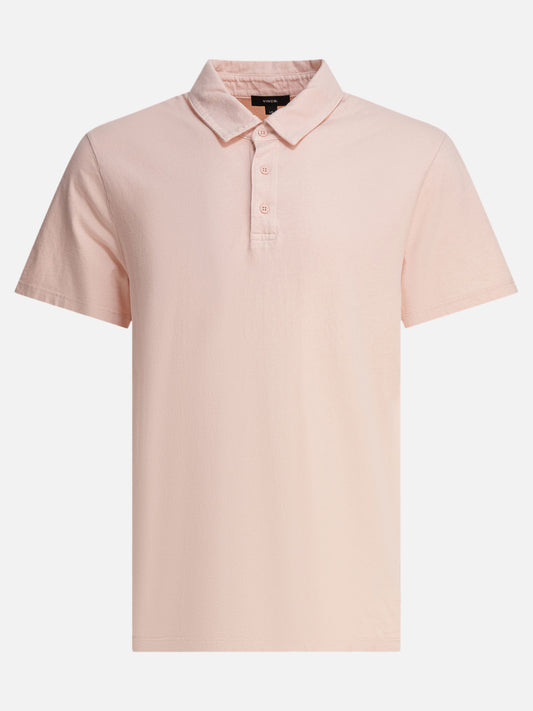 Polo shirts with buttons Solid colour  Pink - Vince Men | PLP | VIETTI Online Store 
