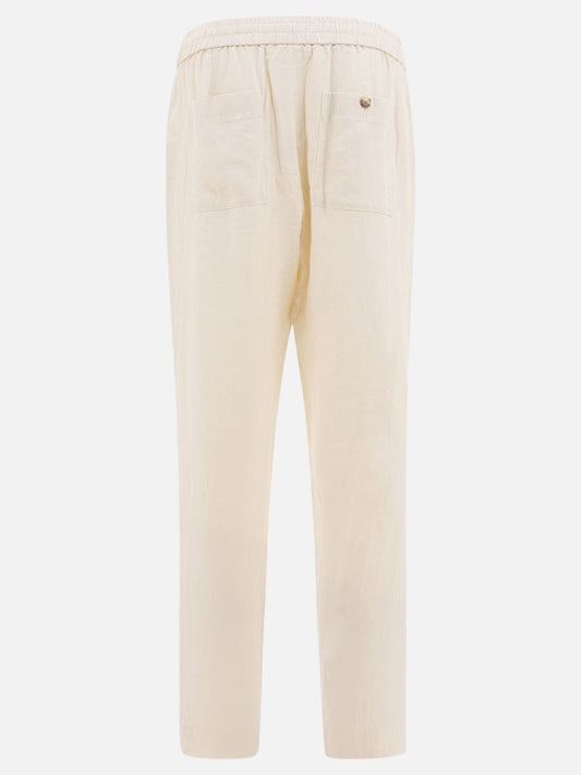Leisure trousers Solid colour  White - Vince Men | PLP | VIETTI Online Store | 2
