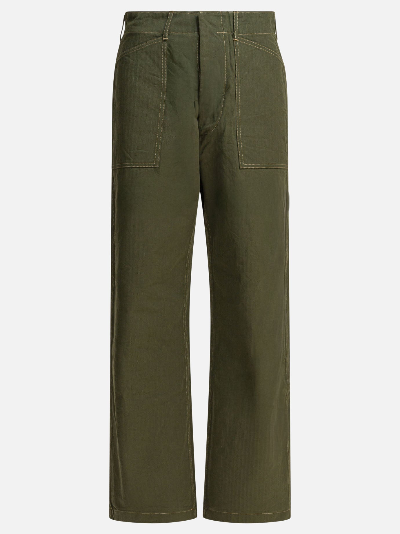 Leisure trousers Solid colour  Green - Buzz Rickson&#39;s Men | PDP | VIETTI Online Store | thumbnail