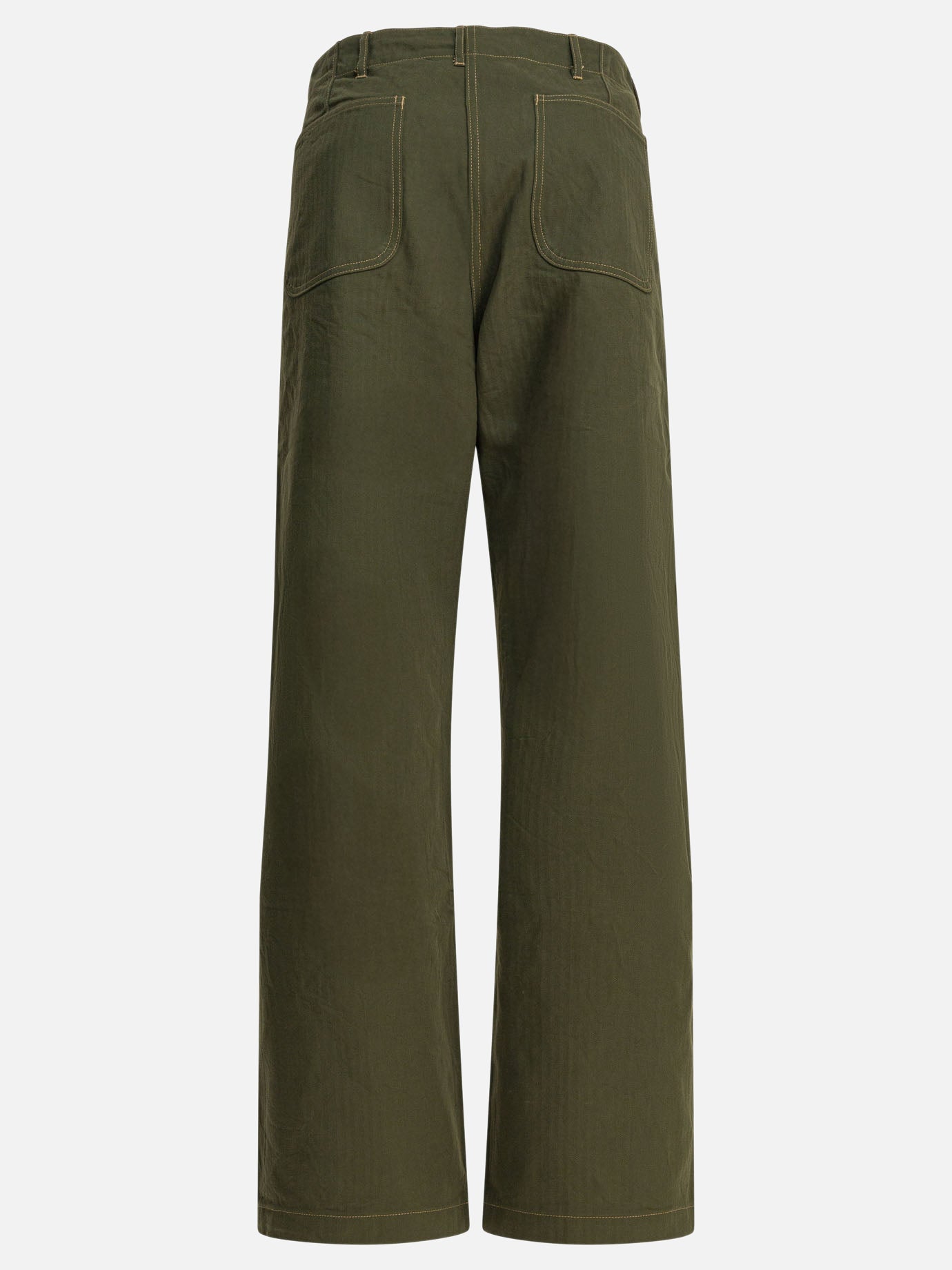 Leisure trousers Solid colour  Green - Buzz Rickson&#39;s Men | PDP | VIETTI Online Store | thumbnail_2