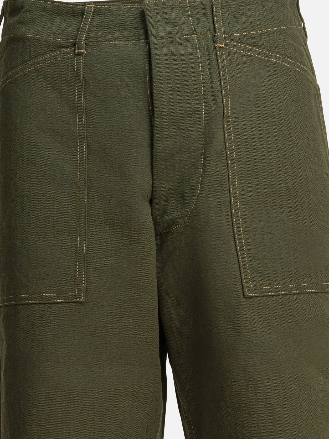 Leisure trousers Solid colour  Green - Buzz Rickson&#39;s Men | PDP | VIETTI Online Store | thumbnail_3