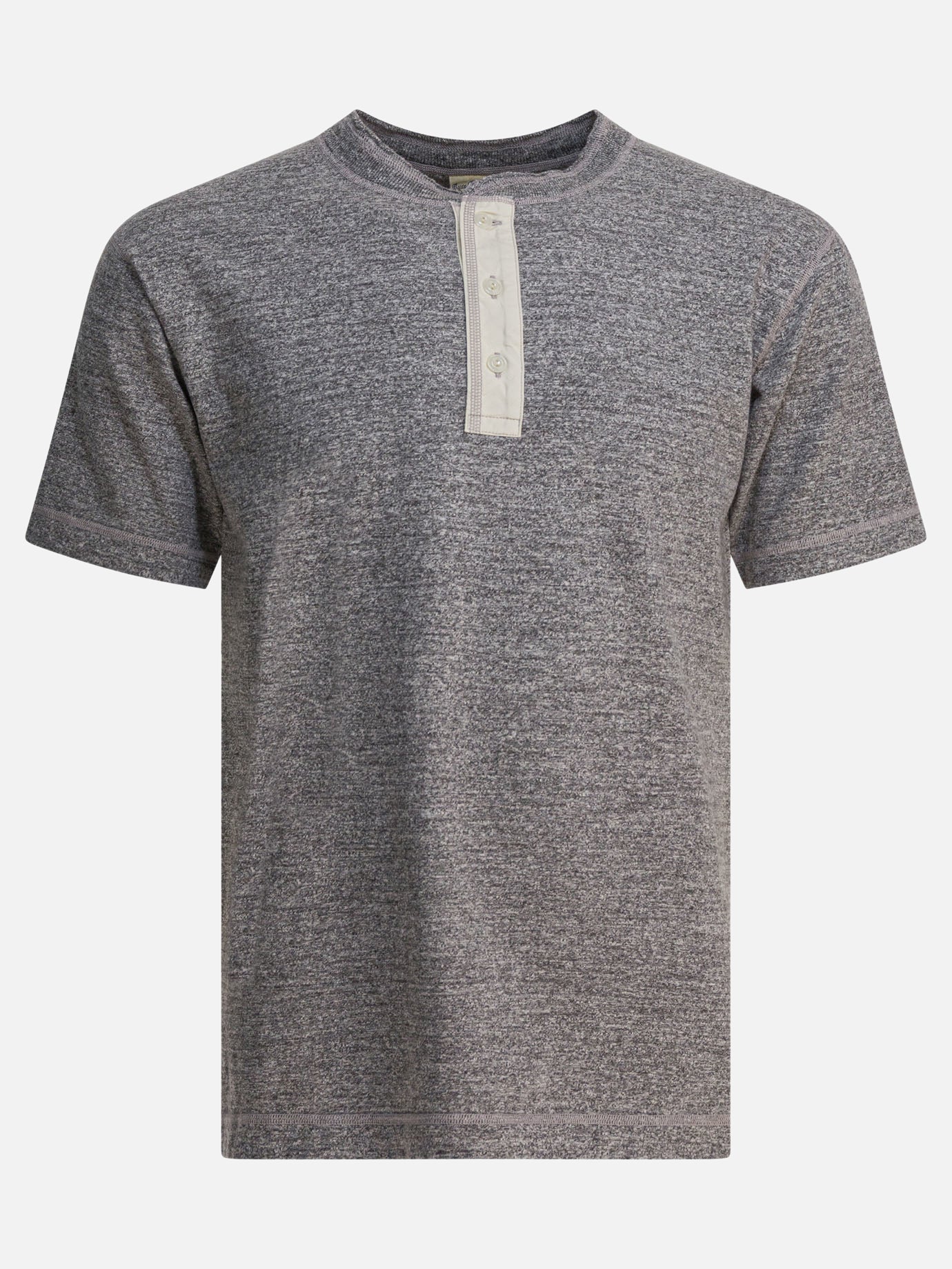 Crewneck t-shirts Solid colour  Grey - Buzz Rickson's Men | PDP | VIETTI Online Store | Zoom-Modal

