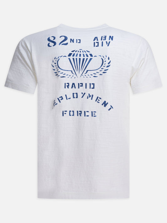 Crewneck t-shirts Print  White - Buzz Rickson's Men | PDP | VIETTI Online Store | 2
