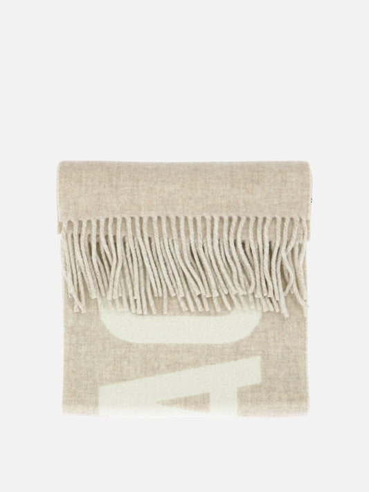 Fringed scarves 100% wool  Beige - Jacquemus Men | PDP | VIETTI Online Store 
