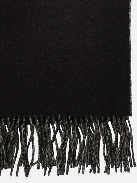 Fringed scarves 100% wool  Black - Jacquemus Men | PDP | VIETTI Online Store | 2

