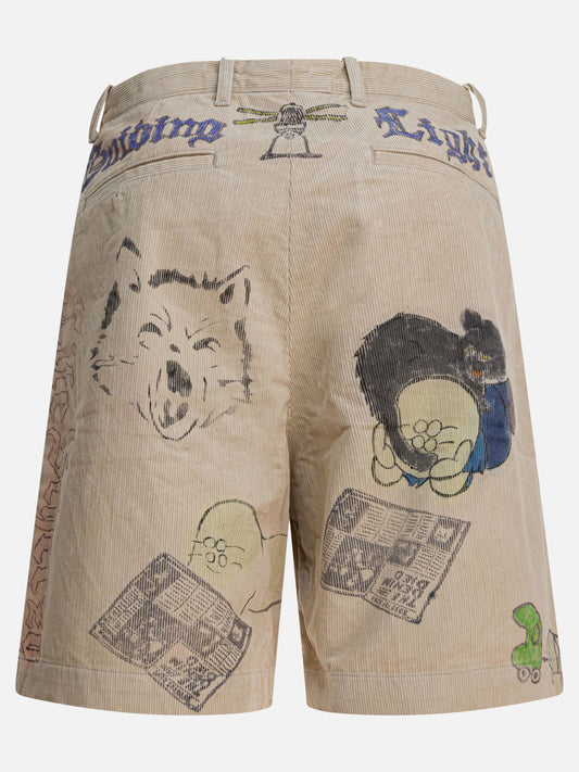 Five pockets shorts Print  Beige - KAPITAL Men | PLP | VIETTI Online Store | 2
