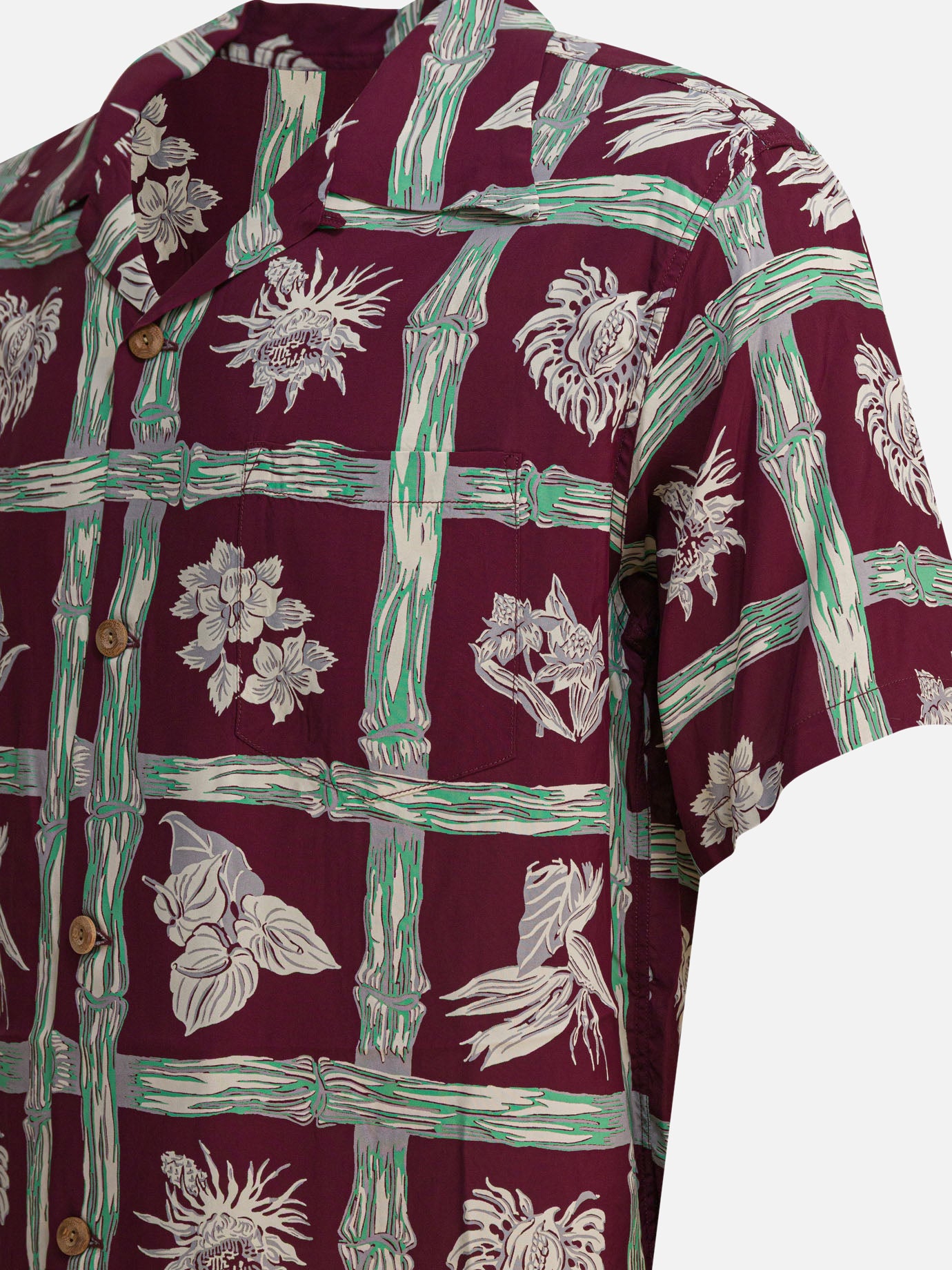 Casual shirts Floral  Bordeaux - Sun Surf Men | PDP | VIETTI Online Store | Zoom-Modal_4
