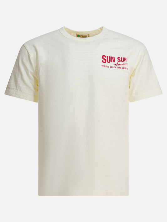 Crewneck t-shirts Logo  Beige - Sun Surf Men | PLP | VIETTI Online Store 

