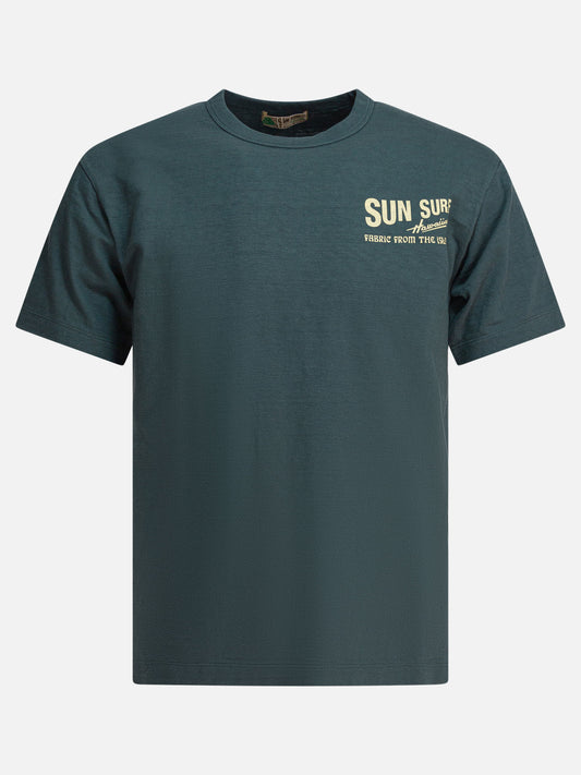 Crewneck t-shirts Logo  Green - Sun Surf Men | PLP | VIETTI Online Store 
