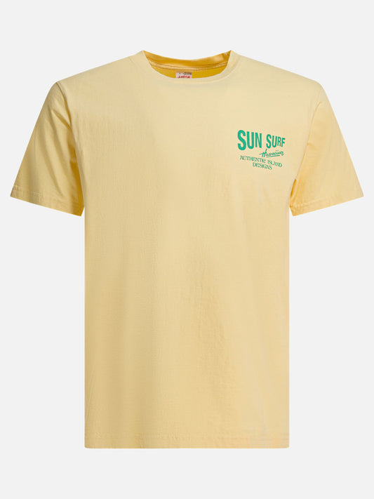 Crewneck t-shirts Logo  Yellow - Sun Surf Men | PLP | VIETTI Online Store 
