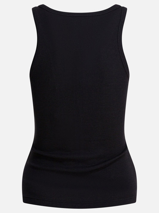 Tank tops Solid colour  Black - Alaïa Women | VIETTI Online Store | 2
