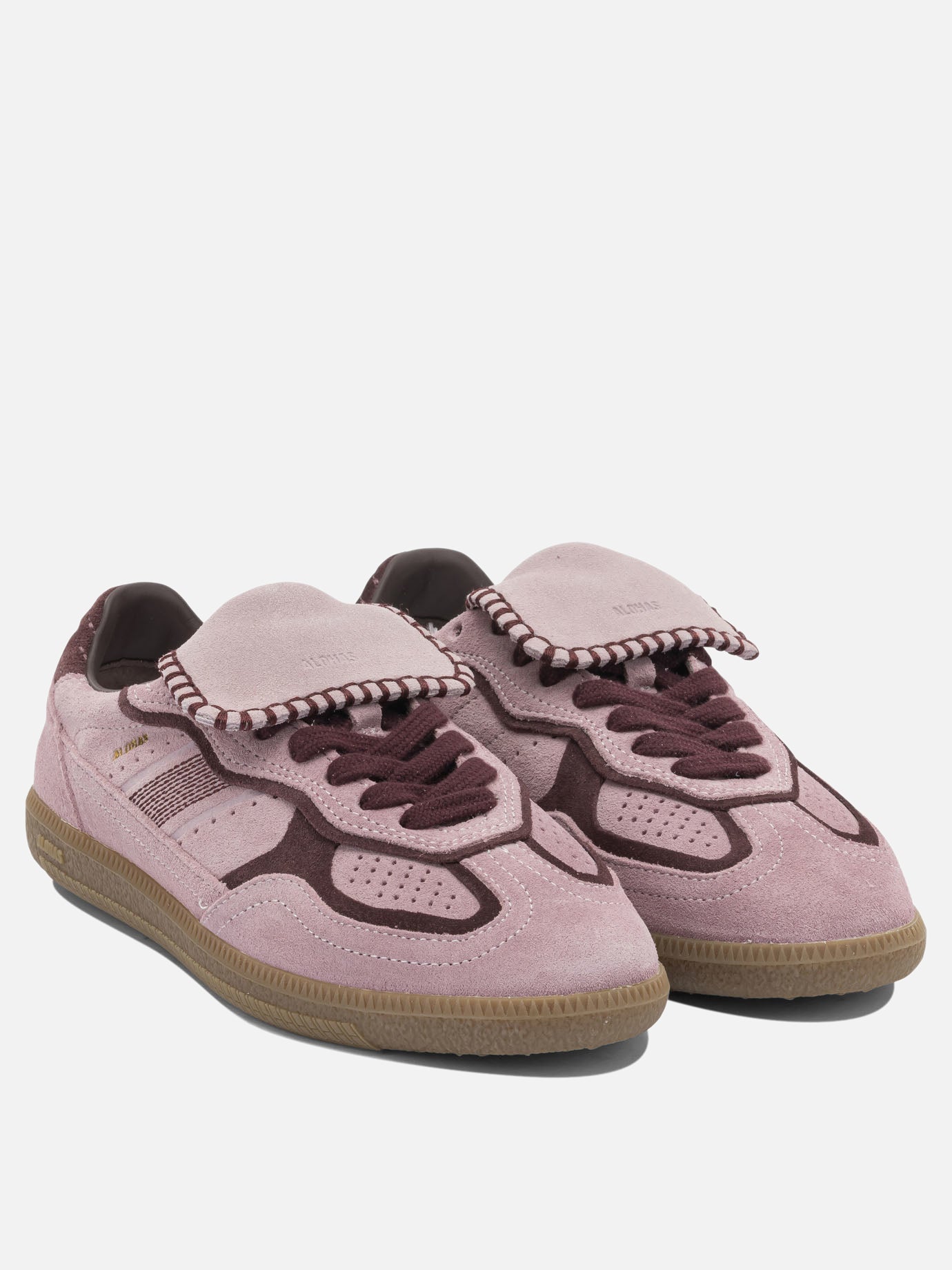 Low top sneakers 100% suede - 100% rubber  Pink - Alohas Women | PDP | VIETTI Online Store | Zoom-Modal_2
