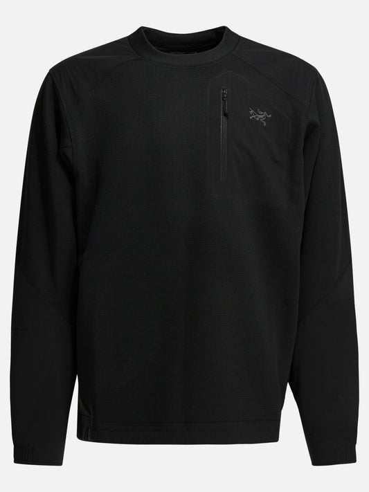 Crewneck sweaters Solid colour  Black - Arc'teryx Men | PLP | VIETTI Online Store 
