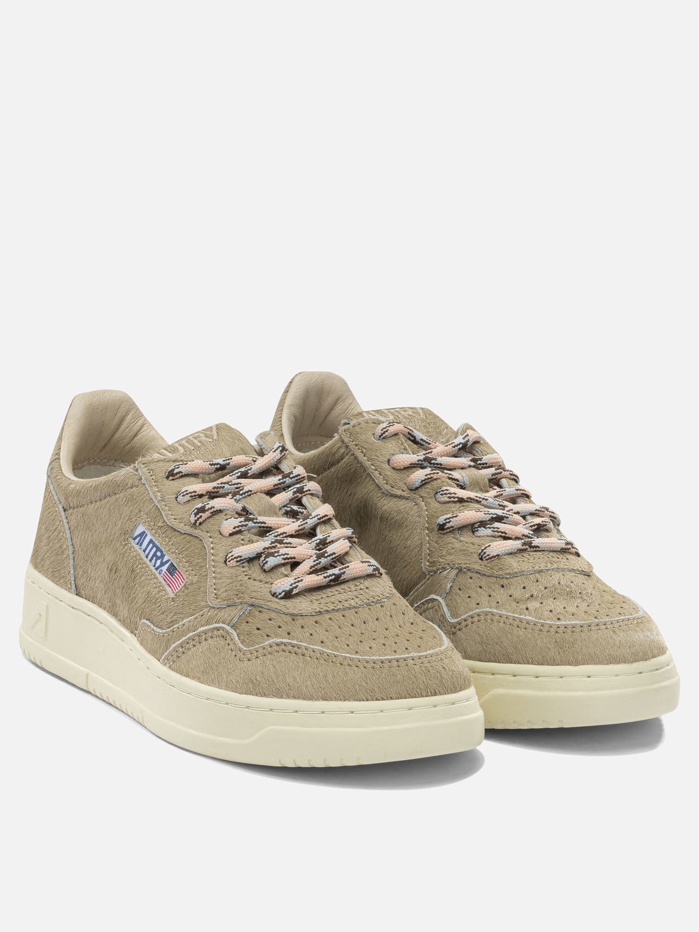 Low top sneakers 100% calf leather  Beige - Autry Women | PDP | VIETTI Online Store | thumbnail_2