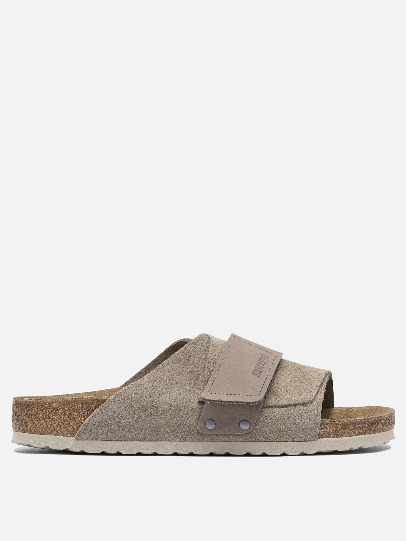 Slides 100% suede - 100% rubber  Brown - Birkenstock Men | PDP | VIETTI Online Store | Zoom-Modal
