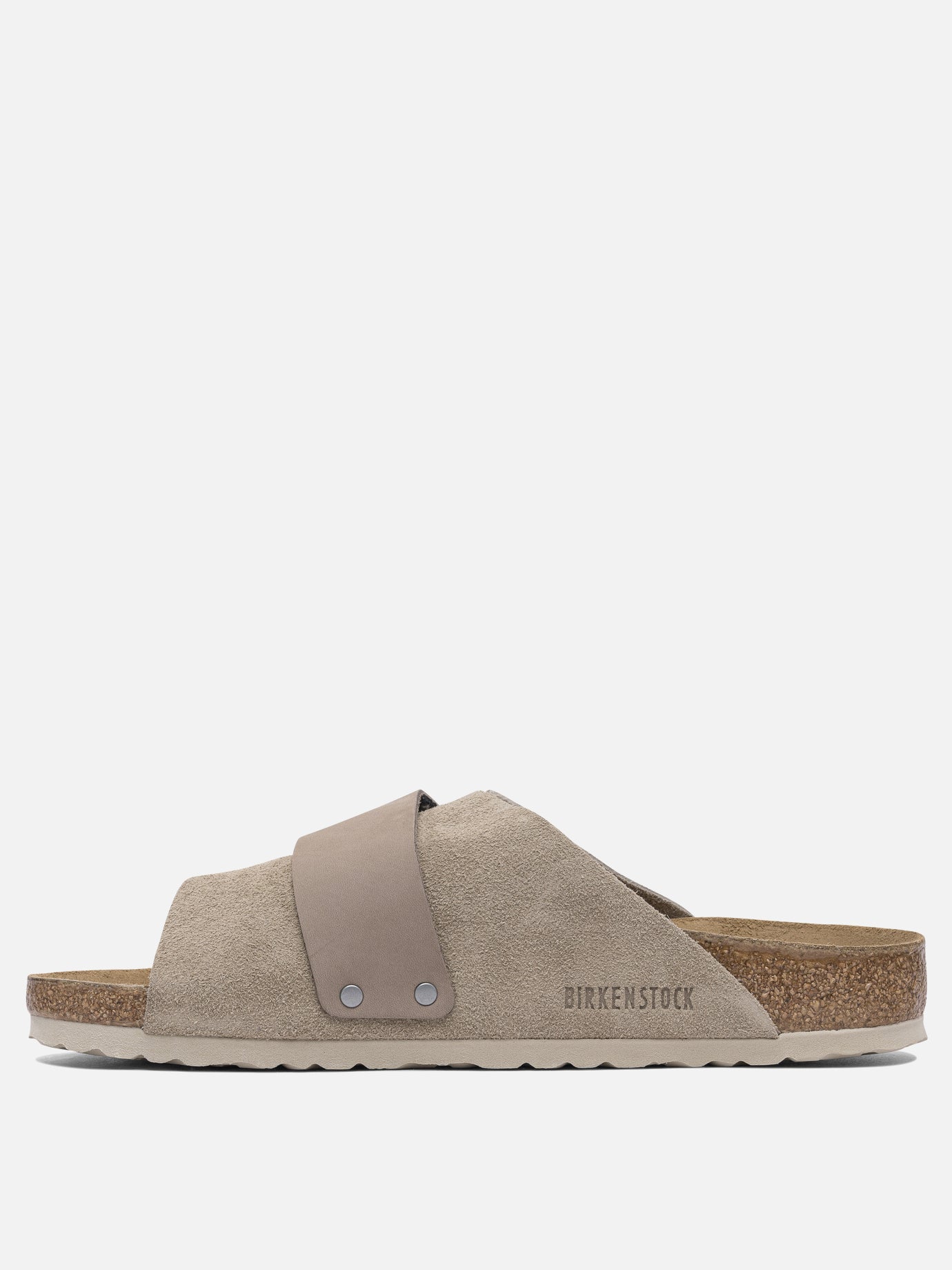 Slides 100% suede - 100% rubber  Brown - Birkenstock Men | PDP | VIETTI Online Store | Zoom-Modal_3
