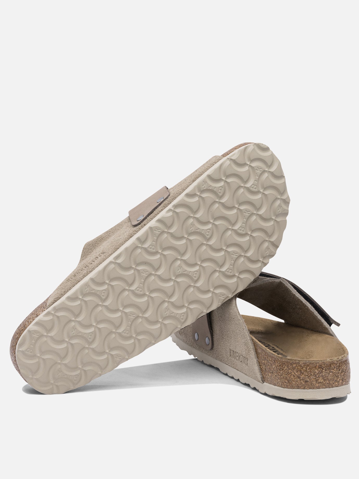 Slides 100% suede - 100% rubber  Brown - Birkenstock Men | PDP | VIETTI Online Store | Zoom-Modal_5
