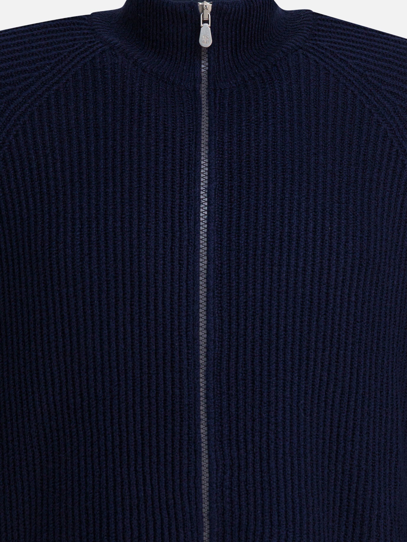 Zipped sweaters Solid colour  Blue - Brunello Cucinelli Men | PDP | VIETTI Online Store | Zoom-Modal_3
