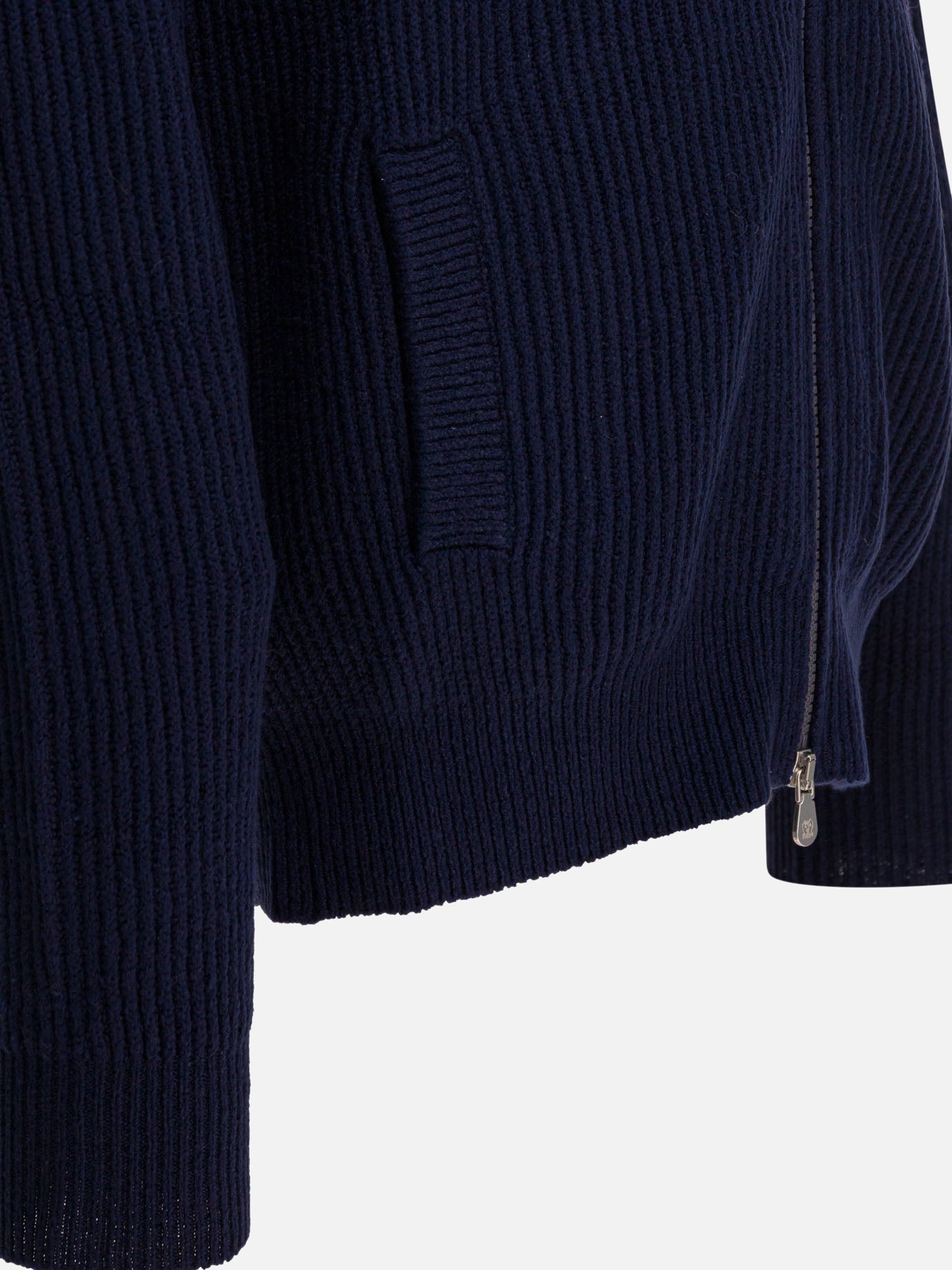 Zipped sweaters Solid colour  Blue - Brunello Cucinelli Men | PDP | VIETTI Online Store | thumbnail_4