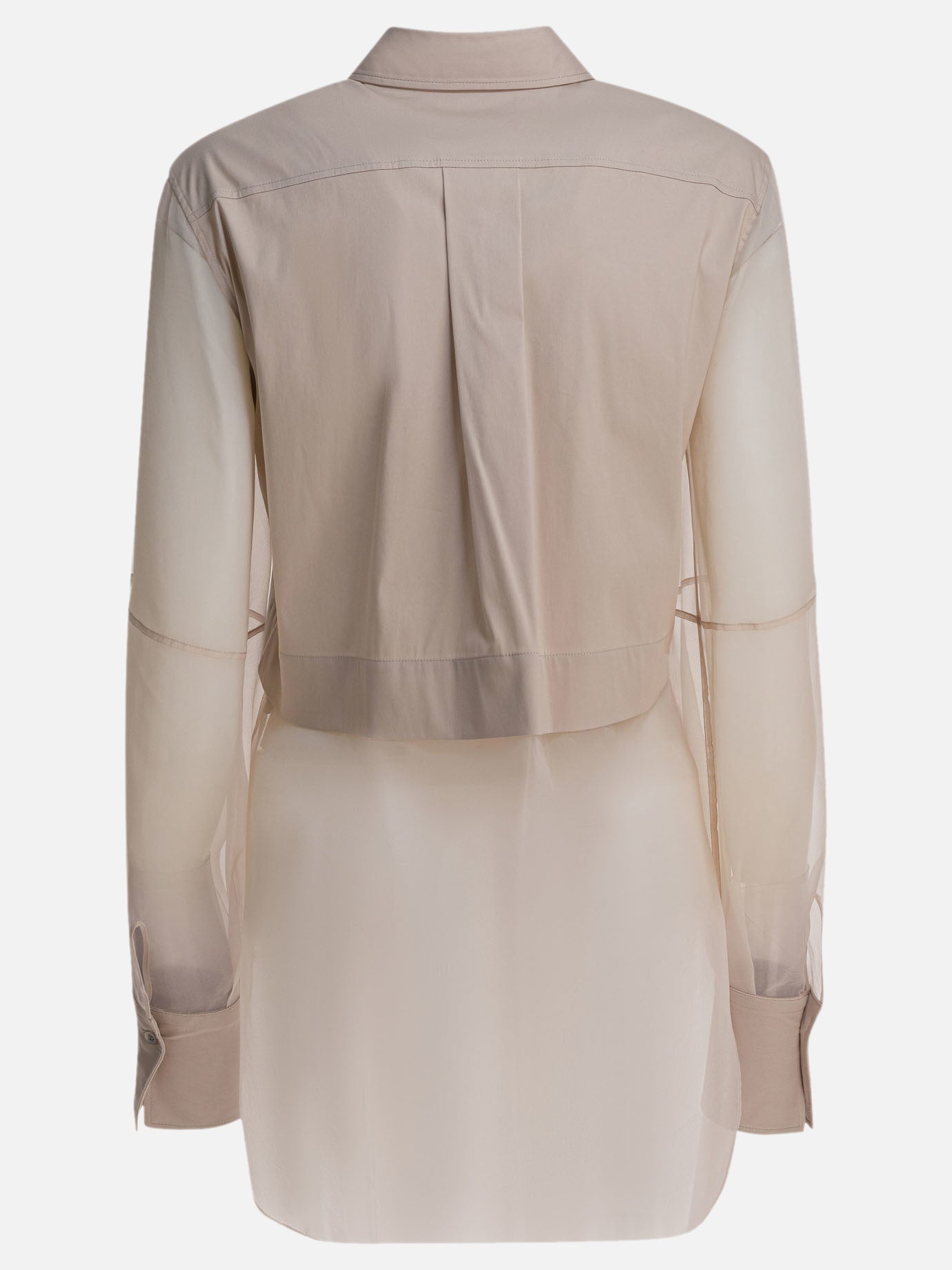 Casual shirts Solid colour  Grey - Brunello Cucinelli Women | PDP | VIETTI Online Store | Zoom-Modal_2
