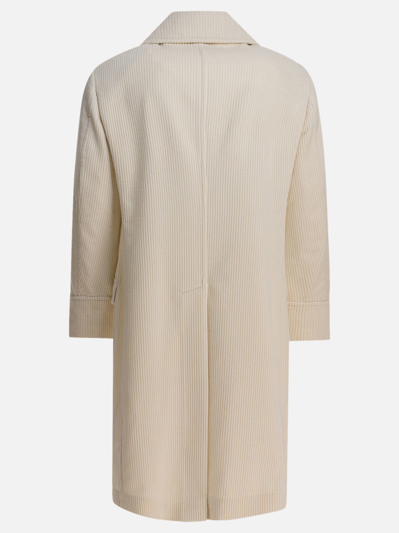 Long coats Solid colour  White - Brunello Cucinelli Men | PDP | VIETTI Online Store | Zoom-Modal_2
