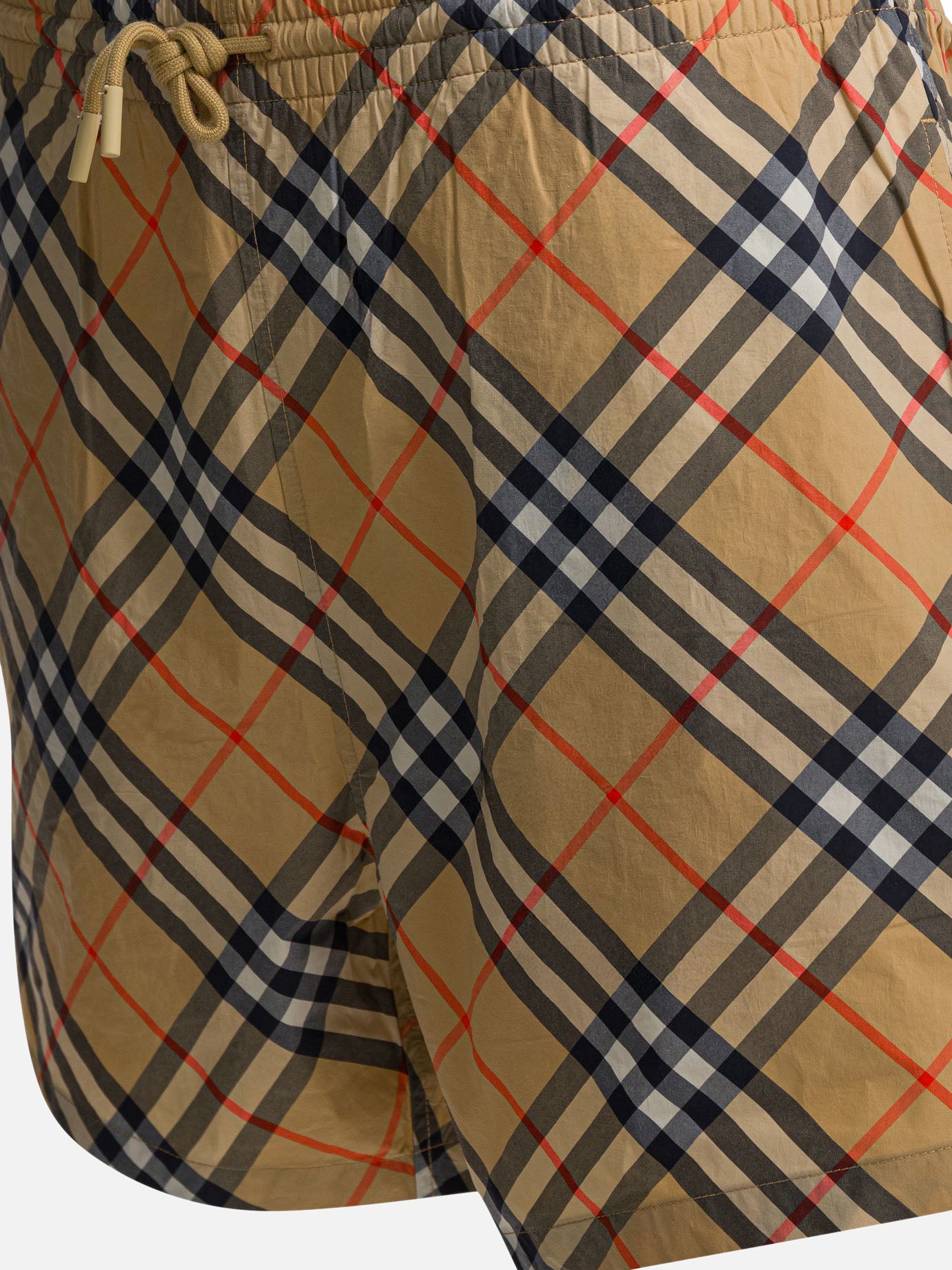 Swim shorts Check  Beige - Burberry Men | PDP | VIETTI Online Store | Zoom-Modal_4
