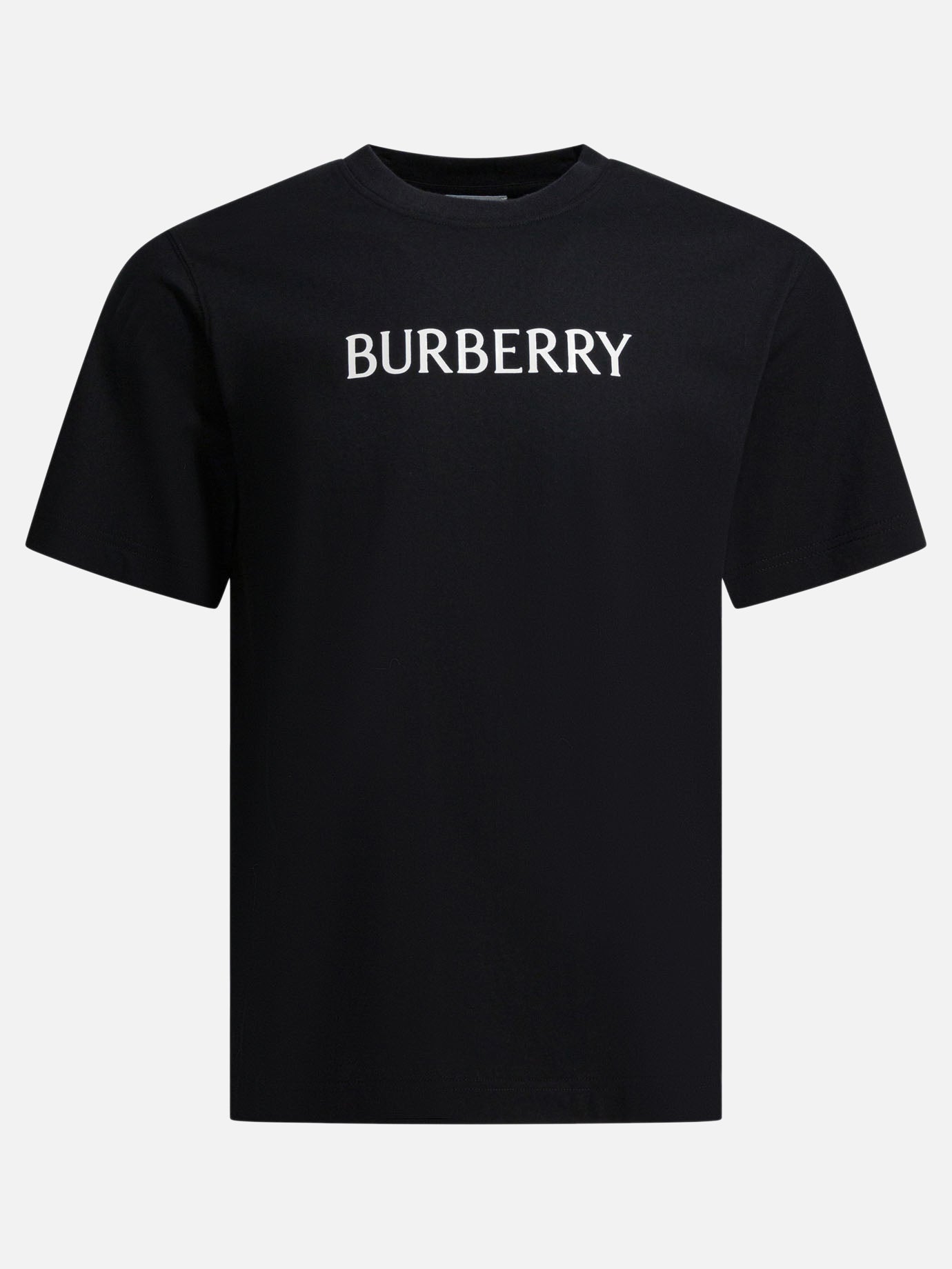 Crewneck t-shirts Logo  Black - Burberry Men | PDP | VIETTI Online Store | Zoom-Modal
