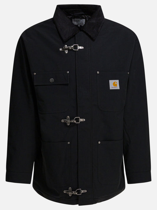 Raincoats & Trench coats Logo  Black - Carhartt WIP Men | PLP | VIETTI Online Store 
