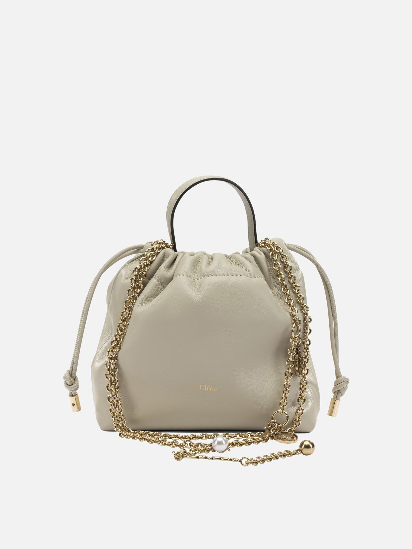 Mini bags 100% lamb leather - Other fabric: 100% calf leather  White - Chloé Women | PDP | VIETTI Online Store | thumbnail