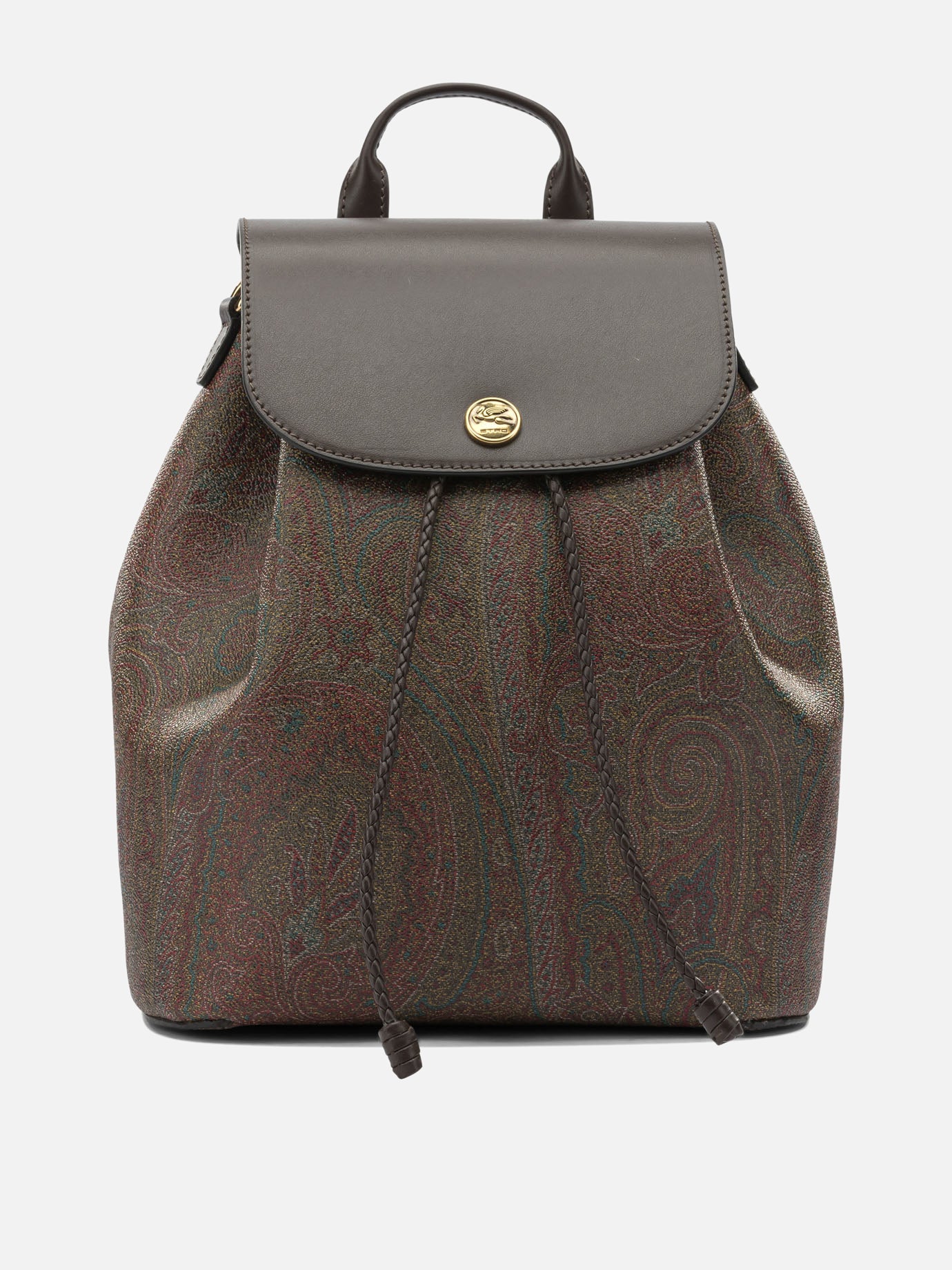 Casual backpacks 100% calf leather  Brown - Etro Women | PDP | VIETTI Online Store | Zoom-Modal
