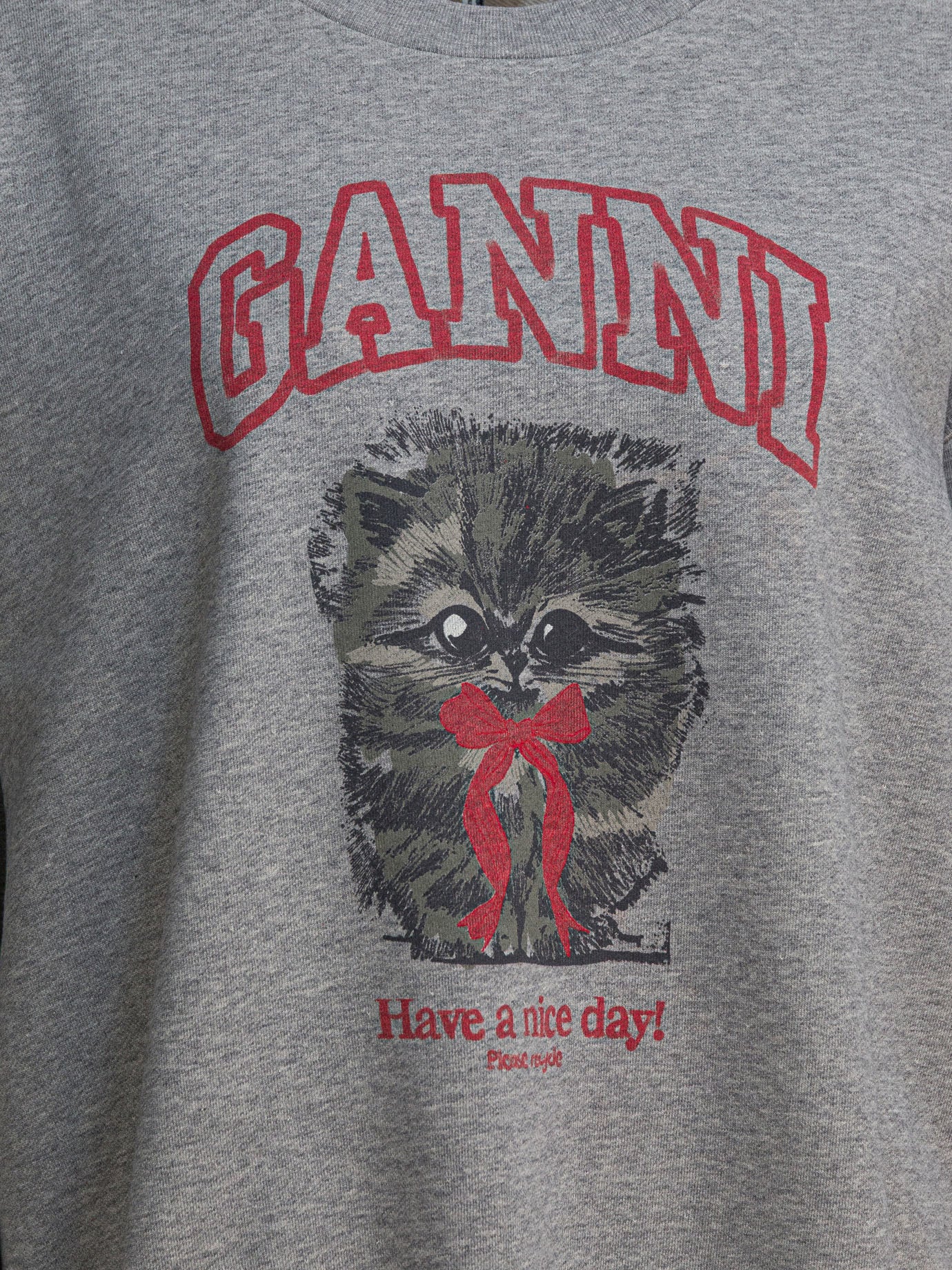 Crewnecks Logo  Grey - Ganni Women | PDP | VIETTI Online Store | Zoom-Modal_3
