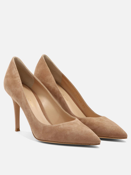 Pumps 100% patent leather - 100% leather  Beige - Gianvito Rossi Women | PLP | VIETTI Online Store | 2
