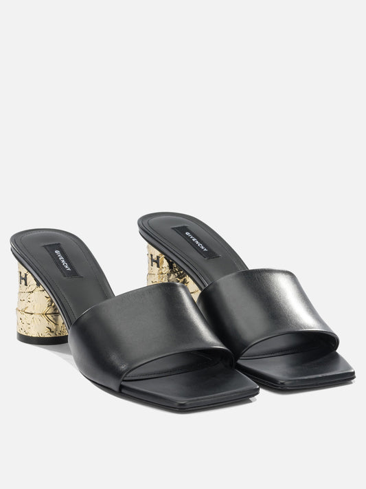 Heeled sandals 100% calf leather  Black - Givenchy Women | PDP | VIETTI Online Store | 2
