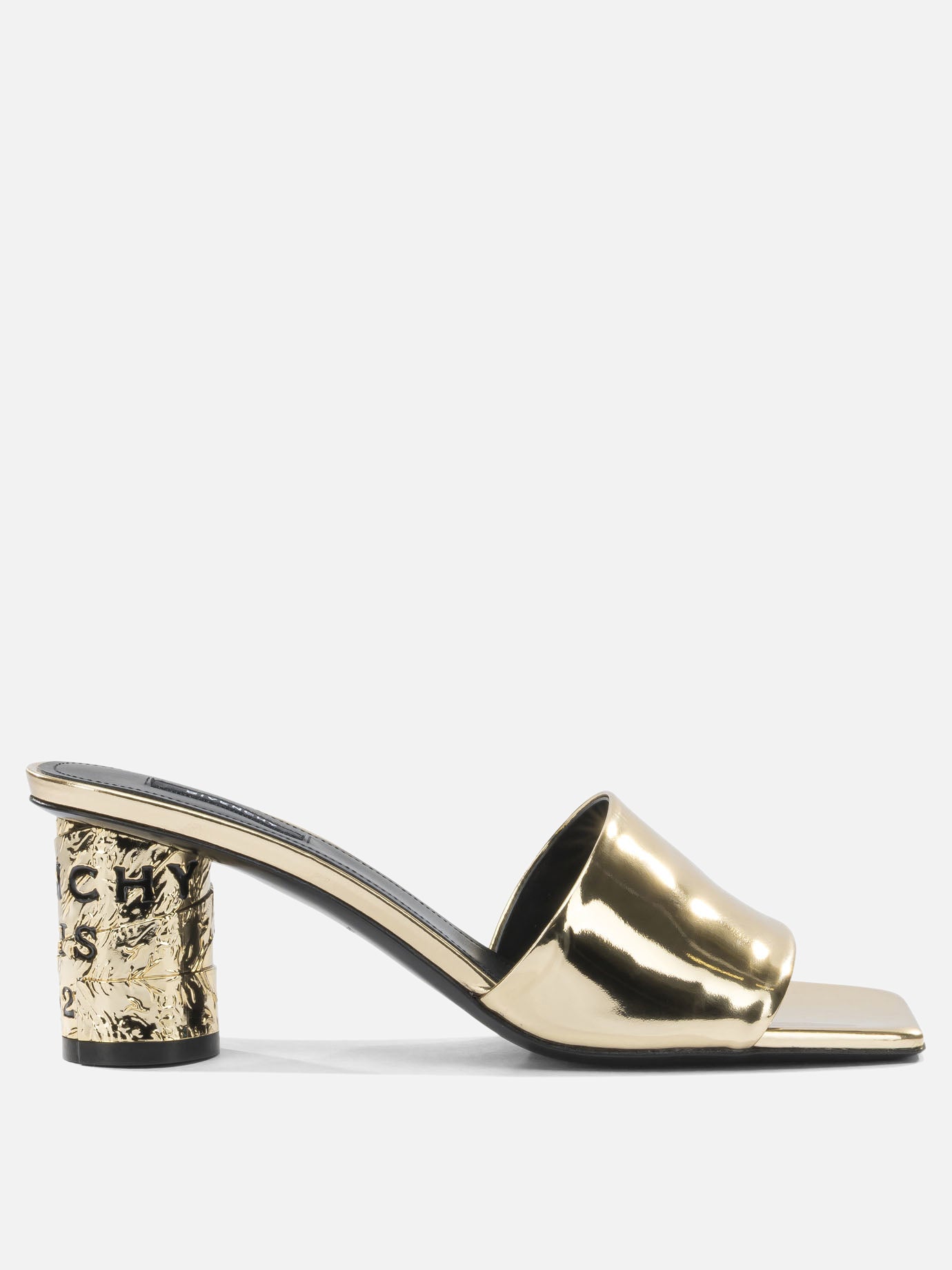Heeled sandals 100% calf leather  Gold - Givenchy Women | PDP | VIETTI Online Store | thumbnail