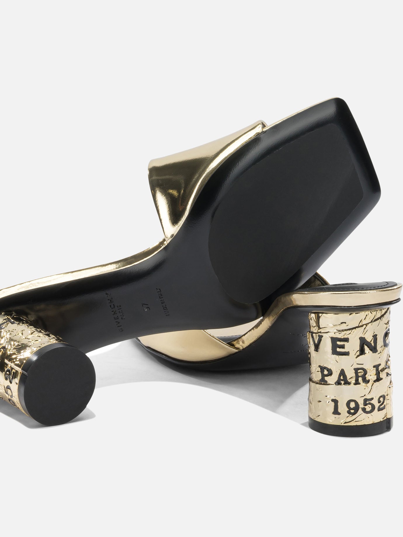 Heeled sandals 100% calf leather  Gold - Givenchy Women | PDP | VIETTI Online Store | Zoom-Modal_5
