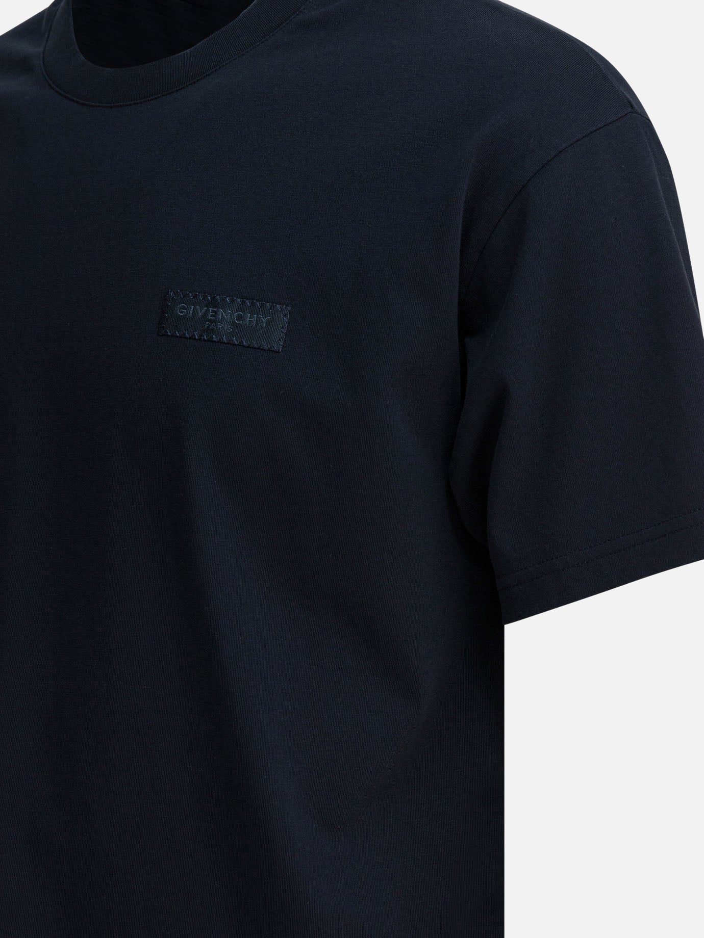 Crewneck t-shirts Logo  Blue - Givenchy Men | PDP | VIETTI Online Store | thumbnail_4