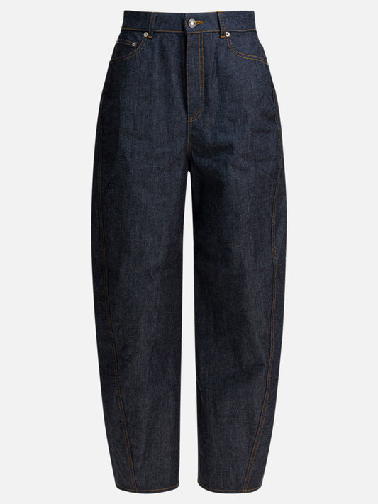 Wide-leg jeans Solid colour  Blue - Givenchy Women | PDP | VIETTI Online Store 
