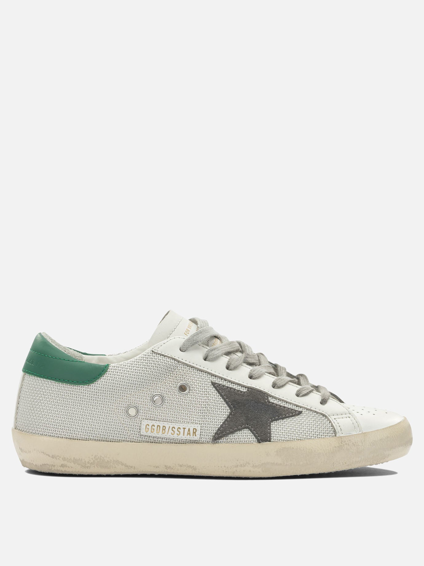 Low top sneakers 50% cow leather 50% polyester - 100% rubber  Silver - Golden Goose Men | PDP | VIETTI Online Store | Zoom-Modal

