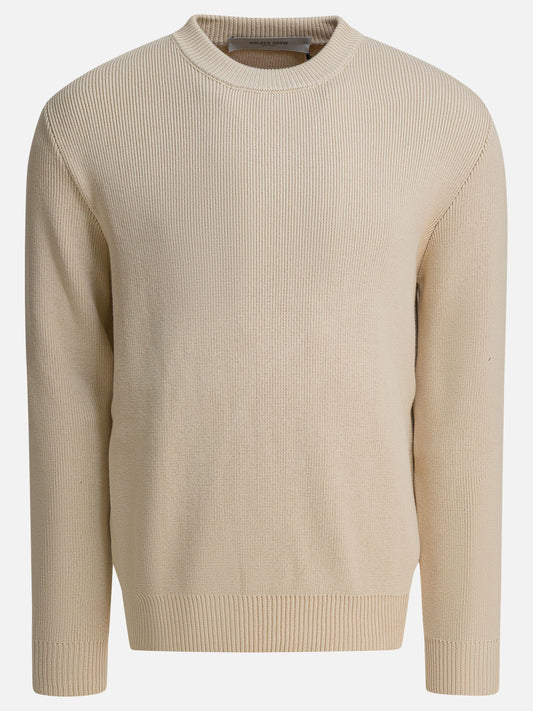 Crewneck sweaters Solid colour  Beige - Golden Goose Men | PLP | VIETTI Online Store 

